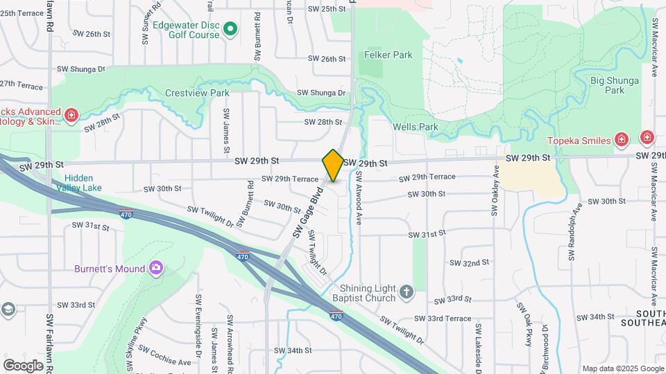 2922 SW Lydia Ave Map and Location Details