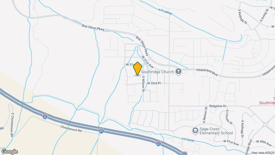 7015 W 32nd Ave Map and Location Details