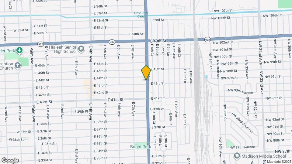 791 E 43rd St Mapa y Detalles de la Ubicación