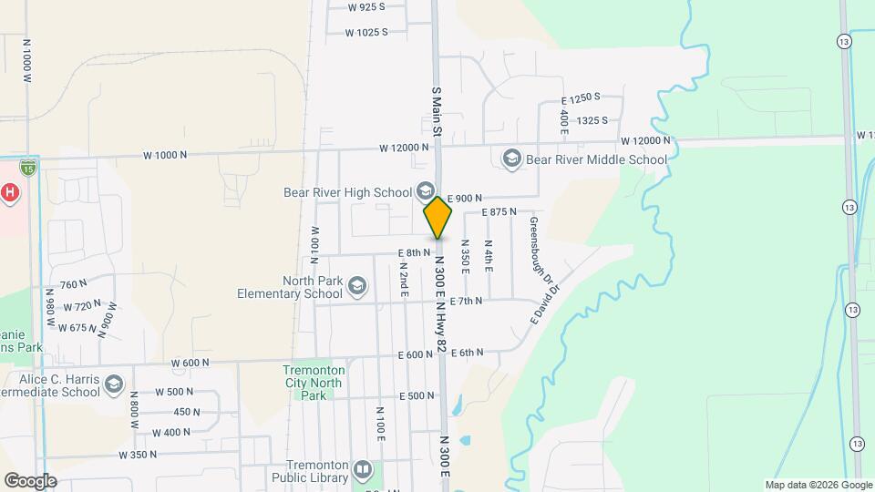 837 E 3rd N Map and Location Details