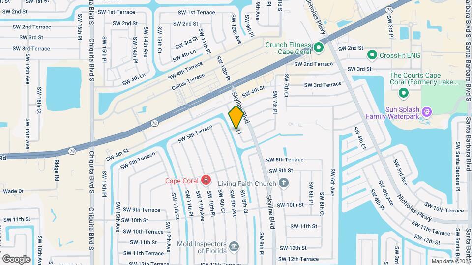 524 SW 8th Pl, Unit 524 SW. 8Th. Place Cape C Map and Location Details