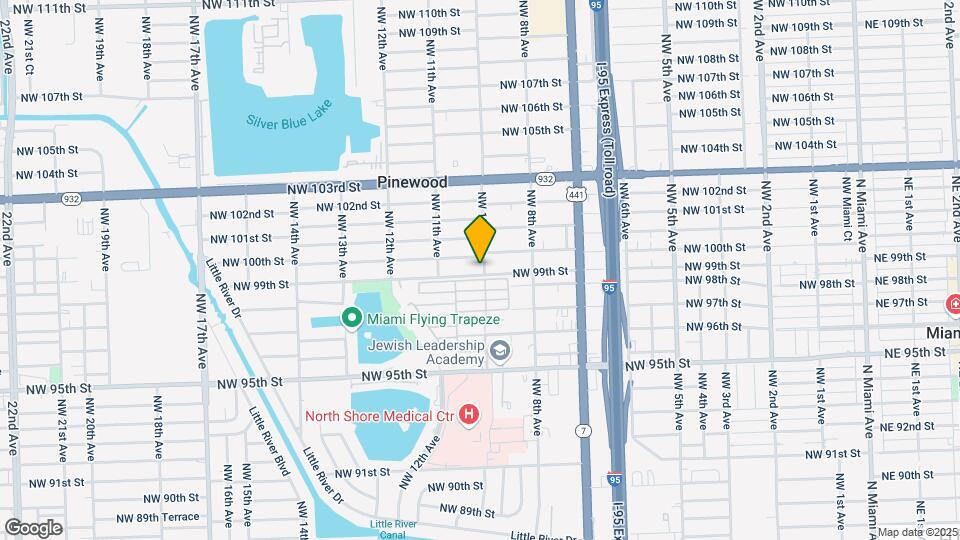 9900 NW 10th Ave Map and Location Details