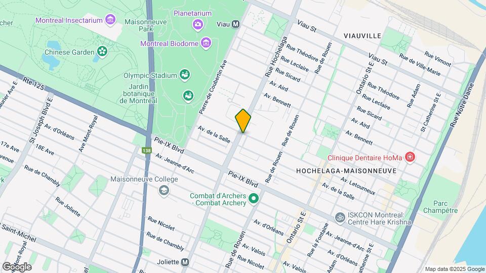 4290 Hochelaga Map and Location Details