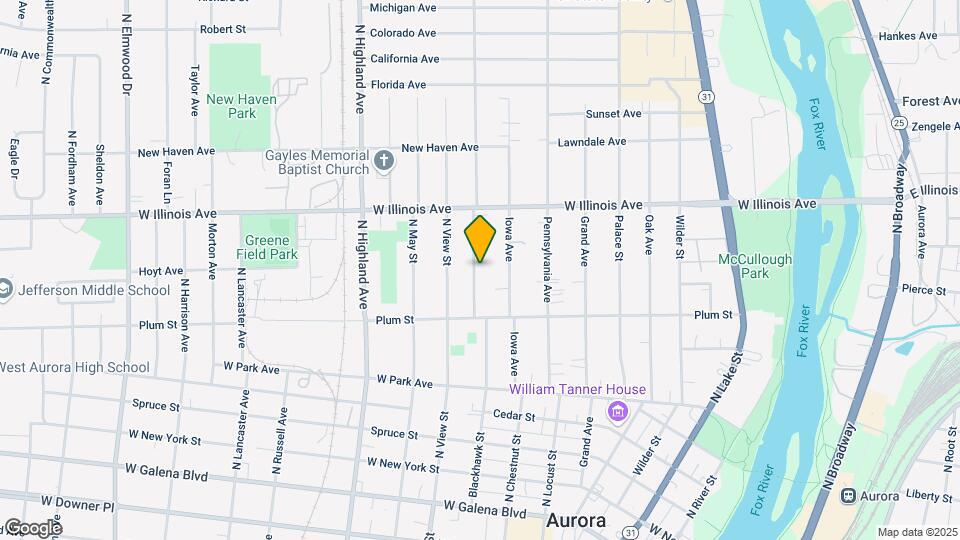545 Hammond Ave Map and Location Details
