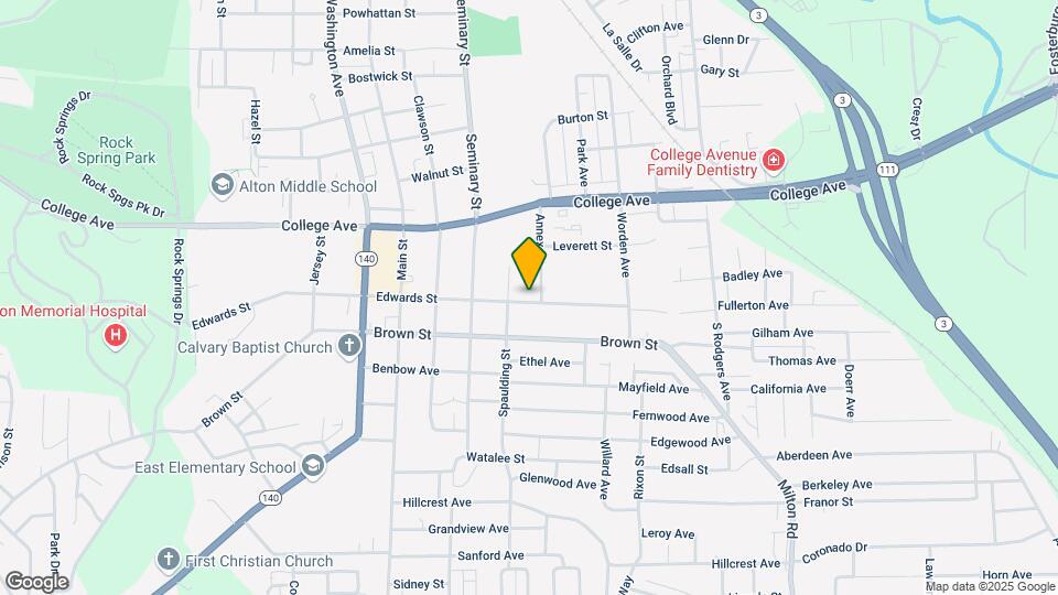 2916 Edwards St Mapa y Detalles de la Ubicación