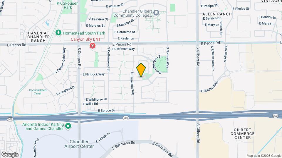2513 E Flintlock Pl Map and Location Details