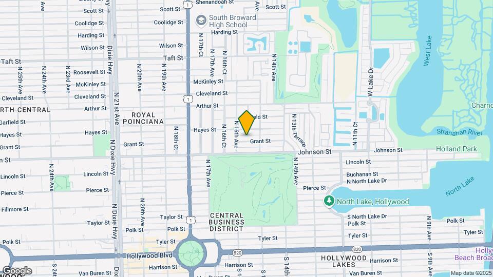 1523 Grant St Map and Location Details