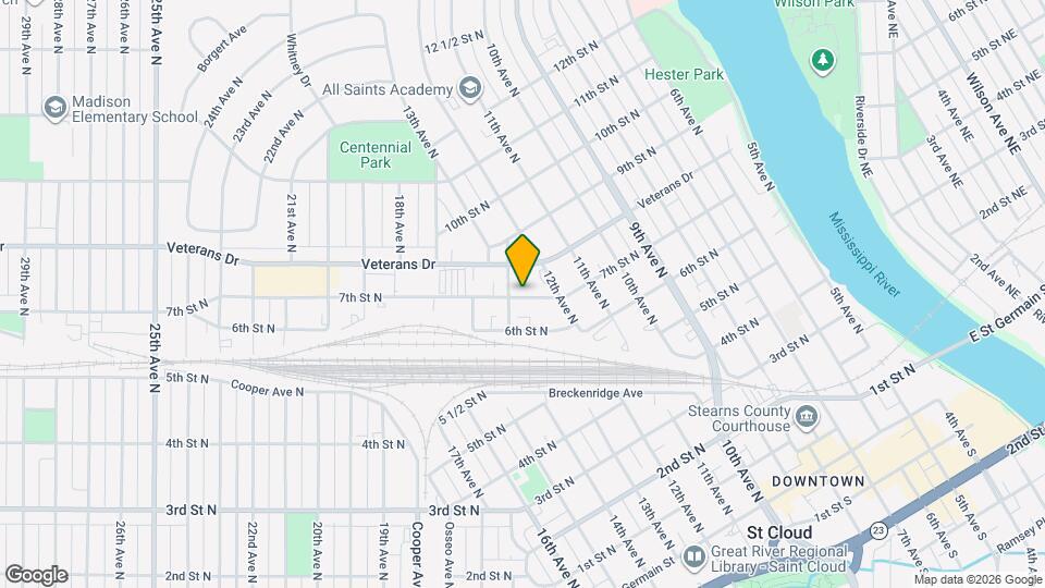 1419 7th St N Map and Location Details