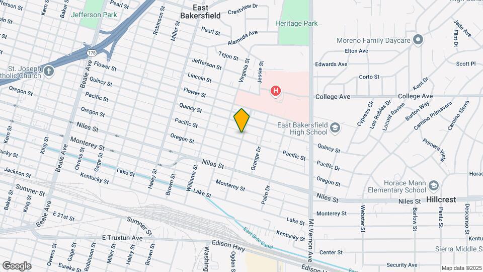 1724 Pacific St Map and Location Details