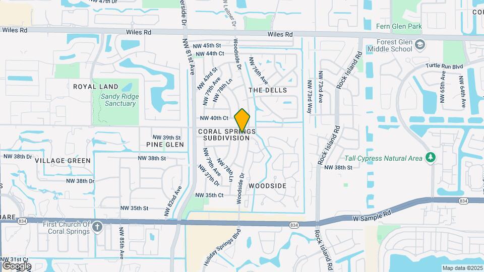 3819 NW 78th Ter Map and Location Details