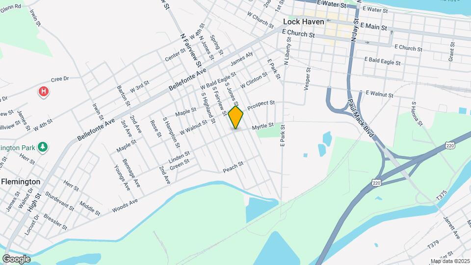 400 S Fairview St Map and Location Details