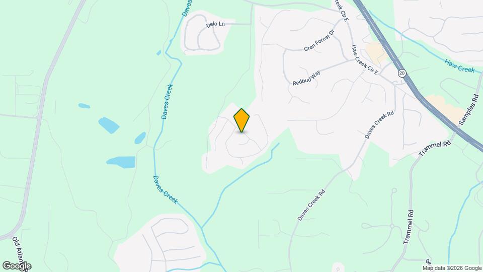 1550 Horseshoe Creek Ln Map and Location Details