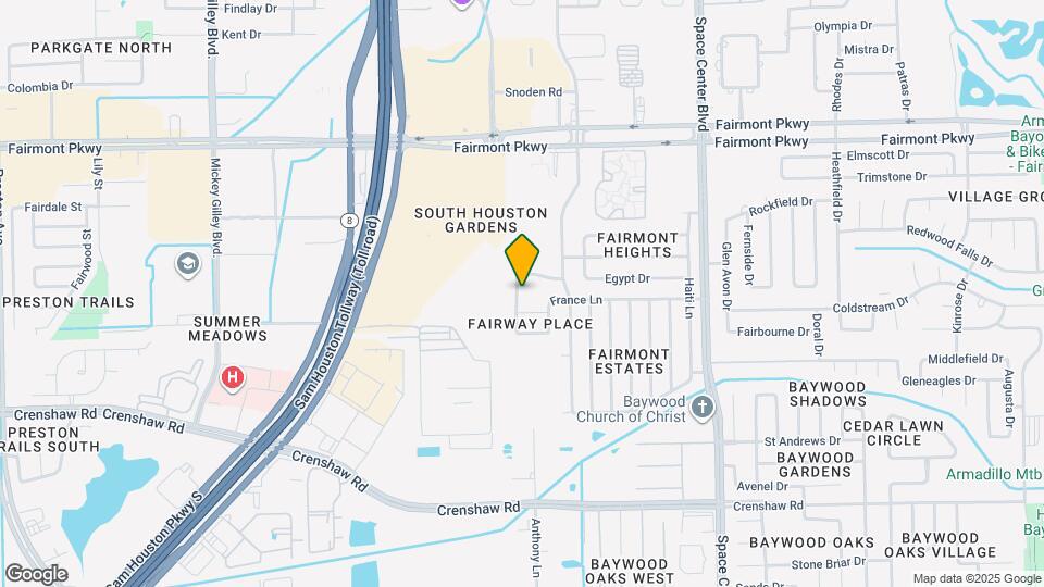 4319 Dow Way Map and Location Details