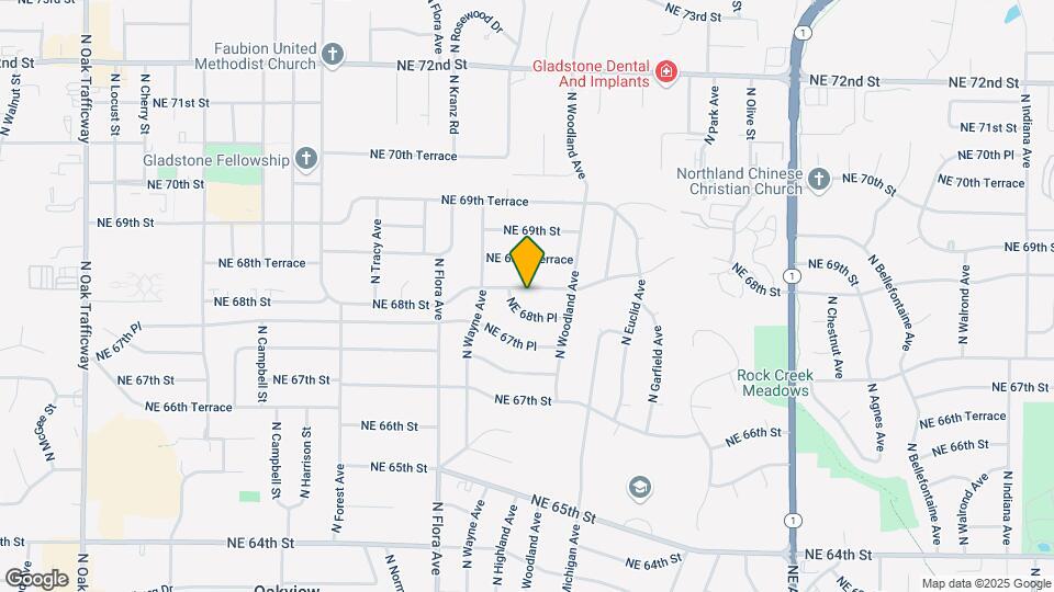 1701 NE 68th St Map and Location Details