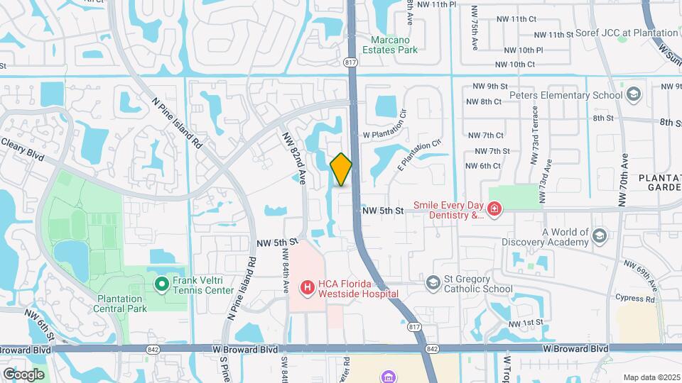 613 N University Dr Map and Location Details