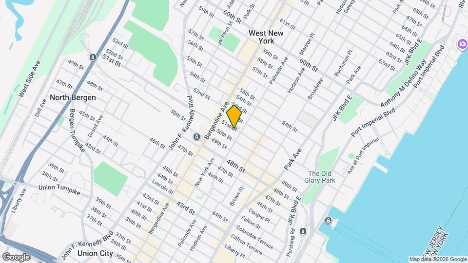 411 51st St Map and Location Details