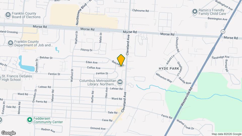 2409 Belcher Dr Map and Location Details