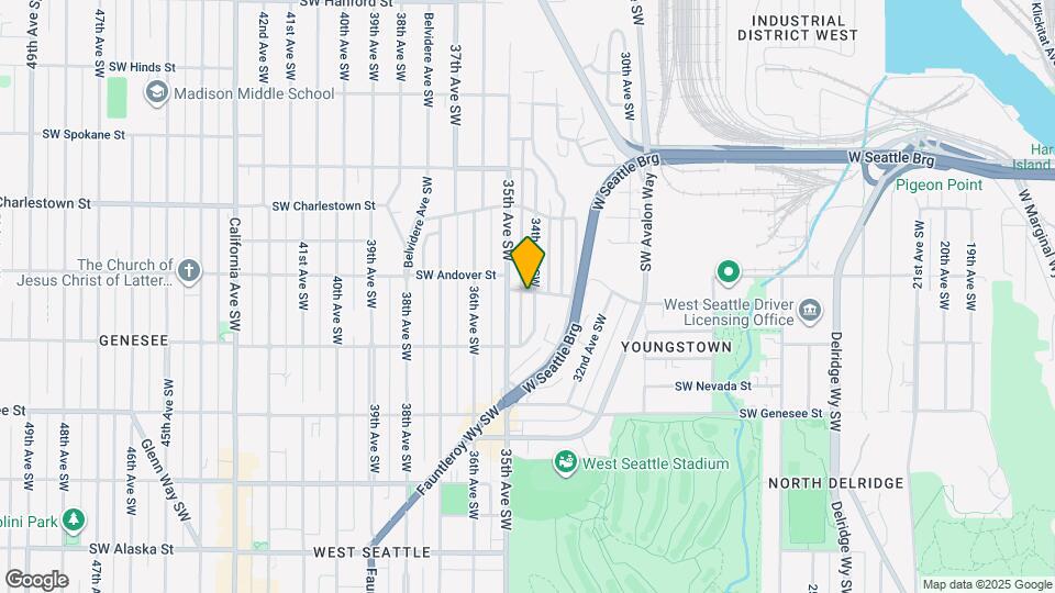 4001 34th Ave SW, Unit A Map and Location Details