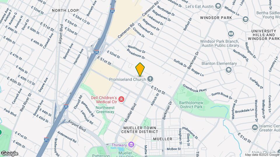 1414 E 51st St Map and Location Details