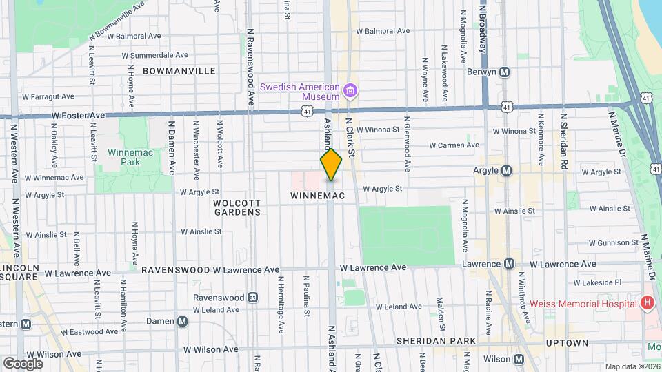 4891 N Ashland Ave, Unit Apt 3W Mapa y Detalles de la Ubicación