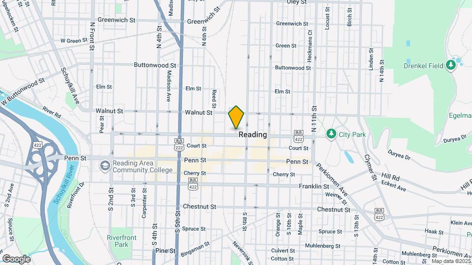 725 Washington St Map and Location Details