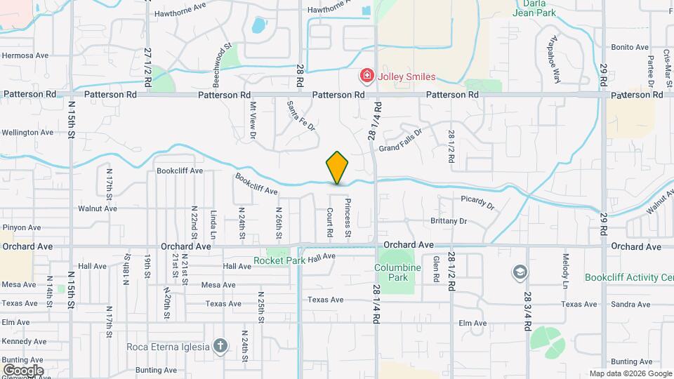 2810 1/2 Bookcliff Ave Map and Location Details