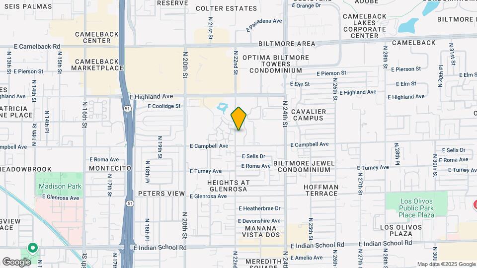 4525 N 22nd St Map and Location Details