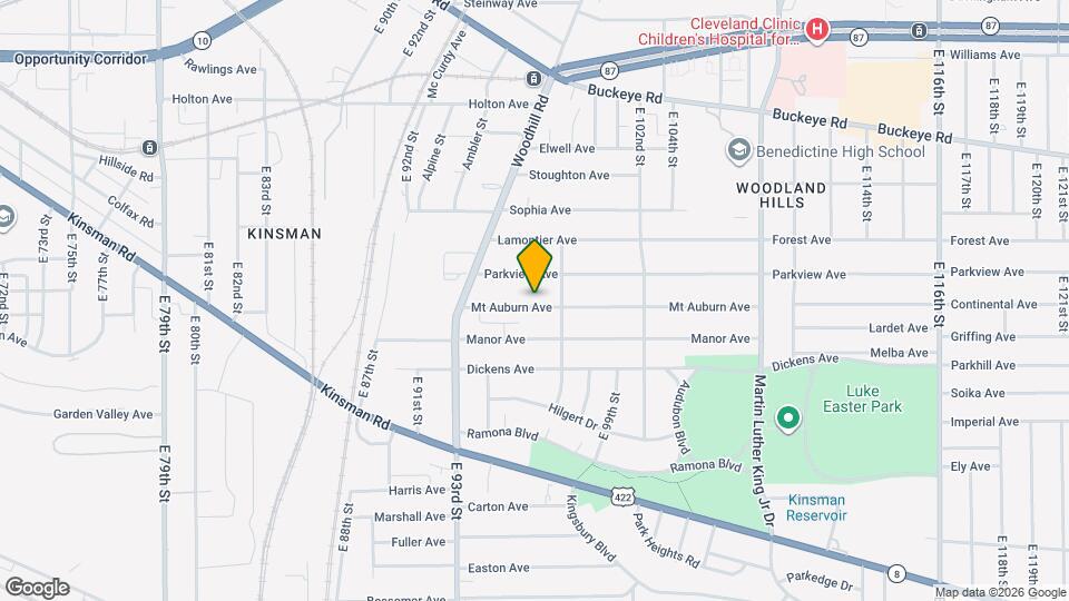 9529 Mt Auburn Ave Map and Location Details