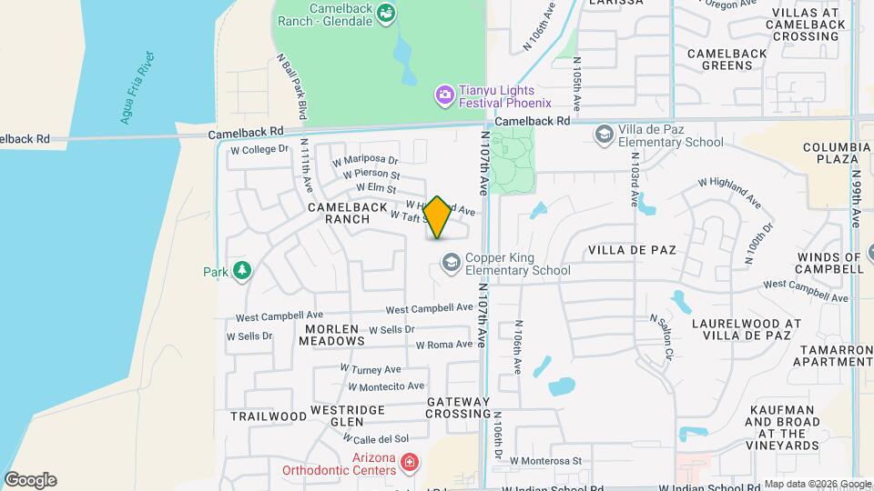 10751 W Coolidge St Map and Location Details