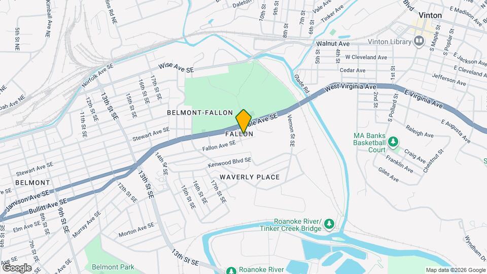 2106 Fallon Ave SE Map and Location Details
