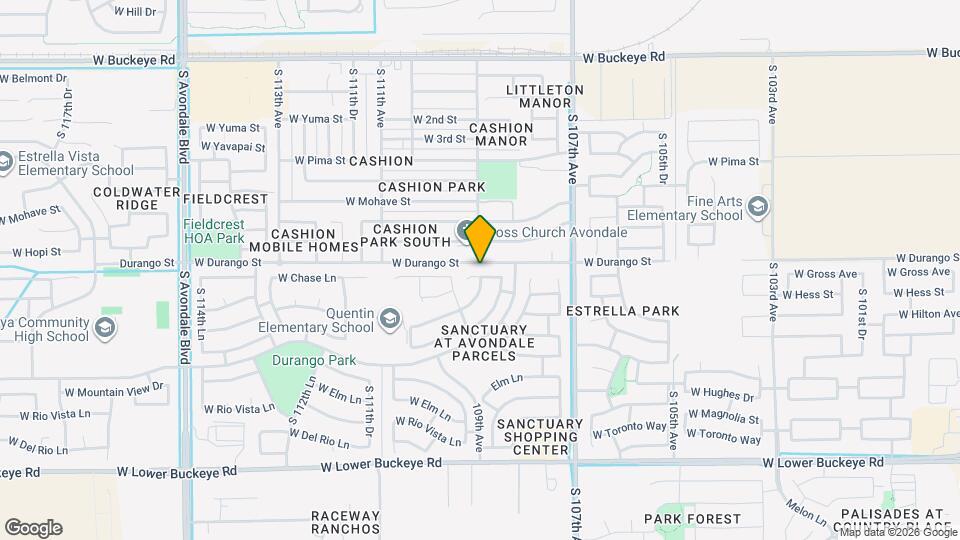 10870 W Chase Ln Map and Location Details