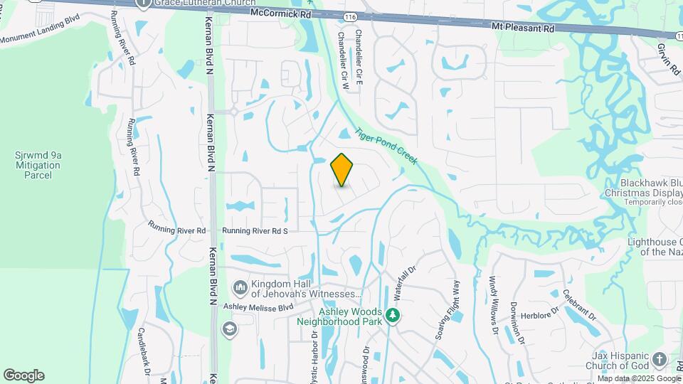 1601 Country Charm Ln W Map and Location Details