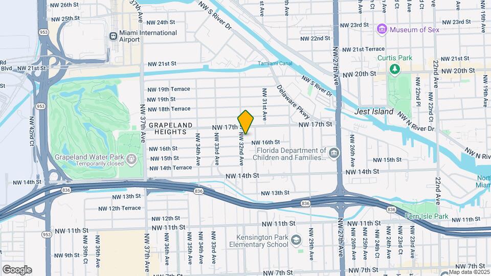 1615 NW 32nd Ave Map and Location Details