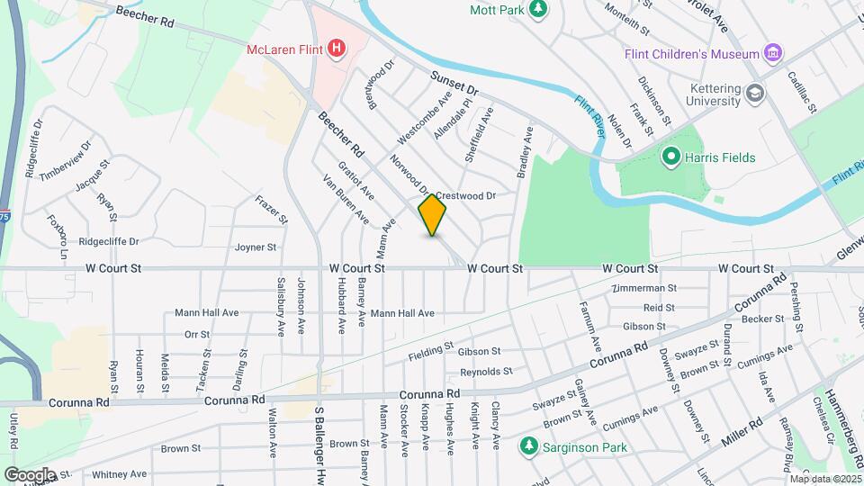 3109 Beecher Rd Map and Location Details