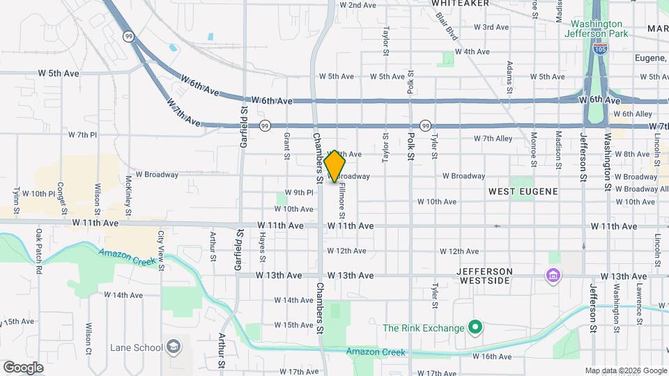 1622 W Broadway Map and Location Details