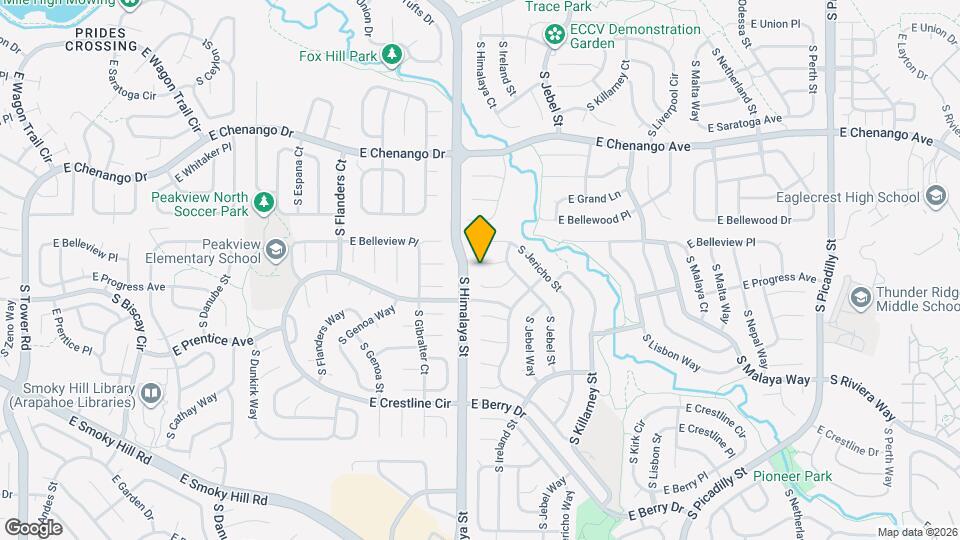20166 E Belleview Ln Map and Location Details