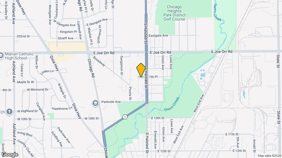 723 Grant Ave Mapa y Detalles de la Ubicación