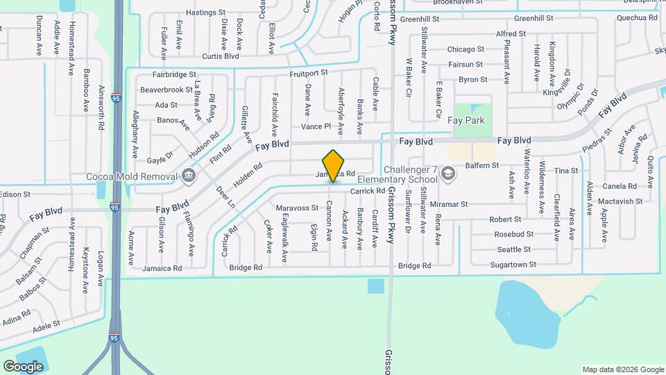 6105 Cannon Ave Map and Location Details