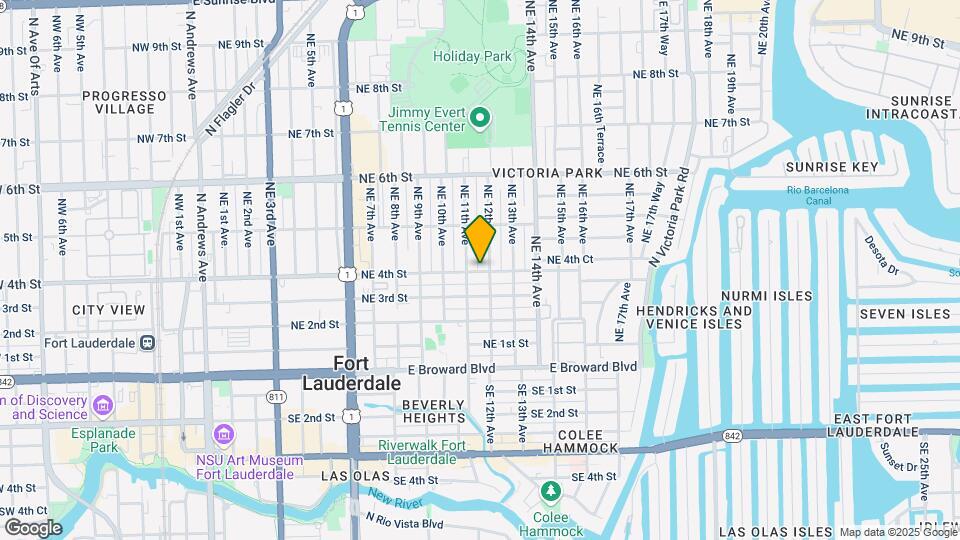 1113 NE 4th St Map and Location Details