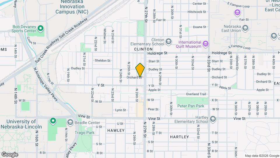 2617 Orchard St Map and Location Details