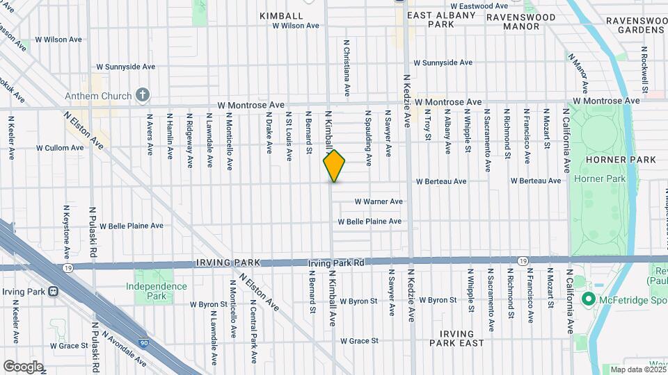 4149 N Kimball Ave Map and Location Details