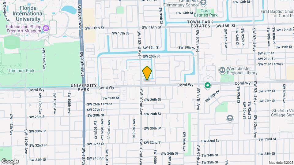 10102 SW 23rd Terrace Map and Location Details