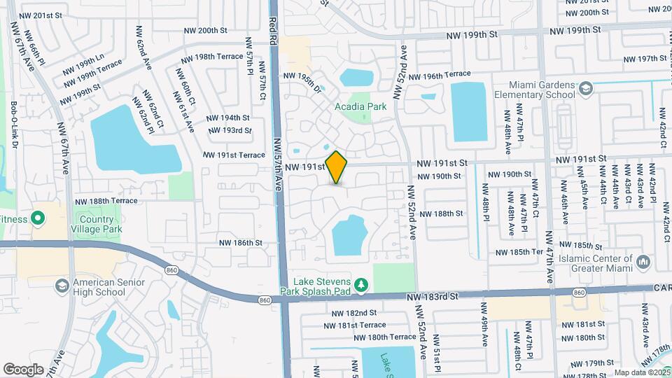 5416 NW 190th St Map and Location Details