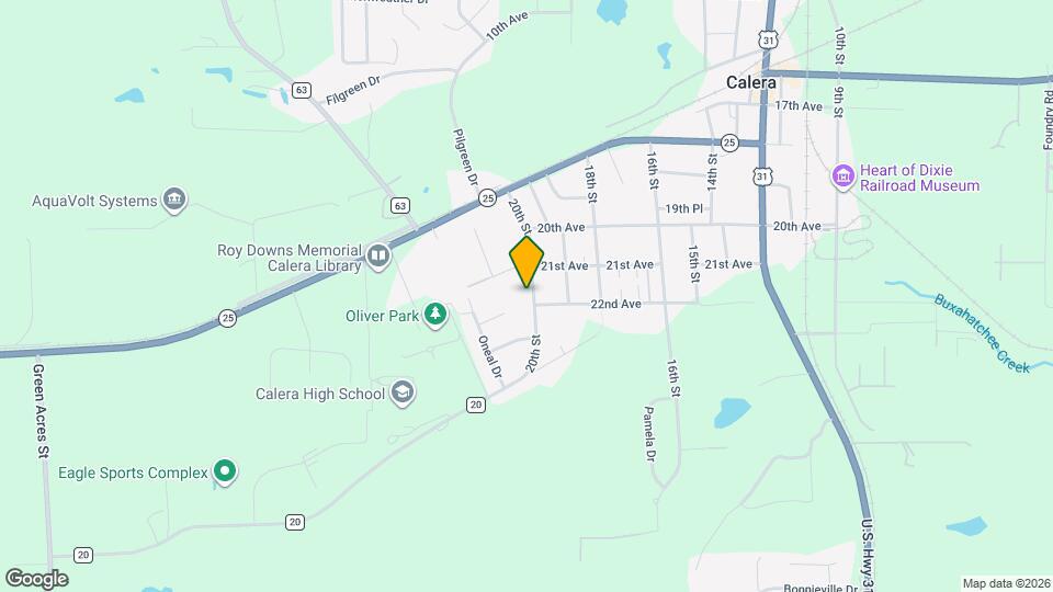 2150 20th St Map and Location Details