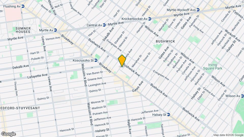 1094 Greene Ave, Unit 1st Floor Map and Location Details