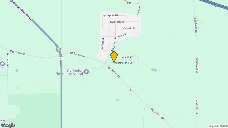 2481 Hearthstone Dr Map and Location Details