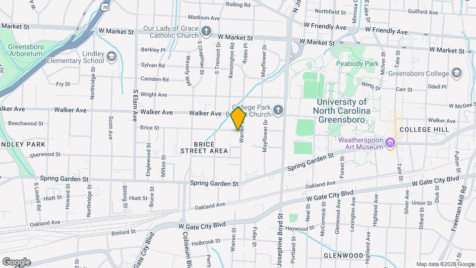 602 Warren St Map and Location Details