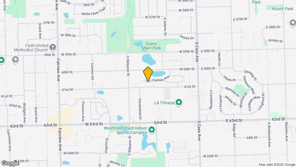 245 Carlisle Ave Map and Location Details