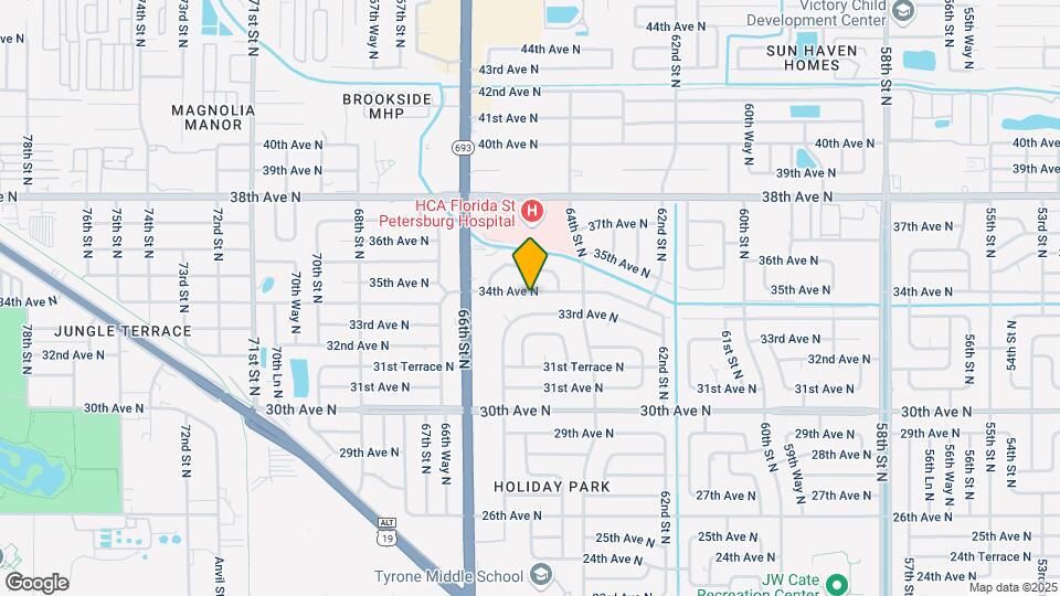 6490 34th Ave N Map and Location Details