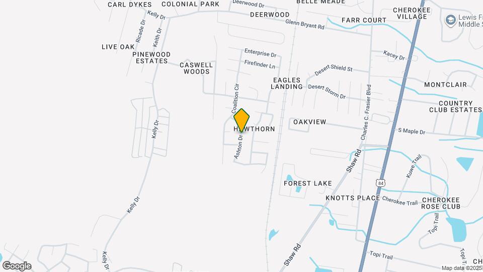 1748 Ashton Dr Map and Location Details